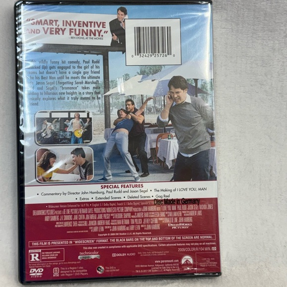 I Love You, Man DVD 2009 - Picture 2 of 2